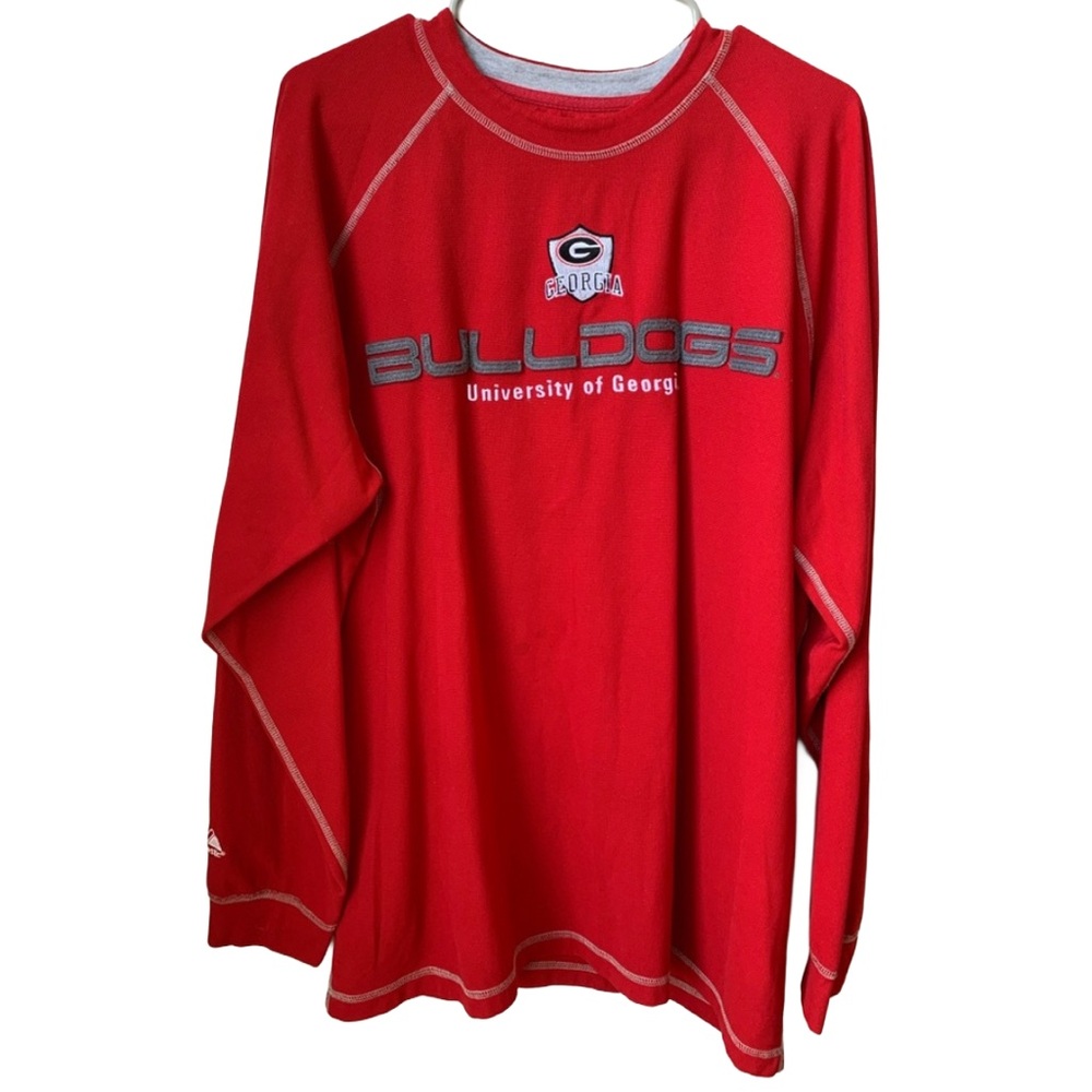 AVALANCHE Red Gray & White Georgia Bulldogs Jersey